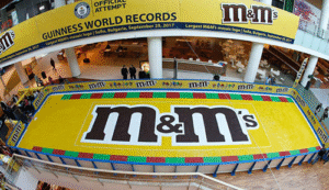 M&M’s uses 1,000 kg of sweets to make mosaic