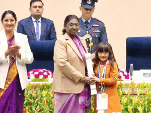 Mizoram’s 9‑Year‑Old Singing Prodigy Esther Hnamte Honoured with National Bal Puraskar