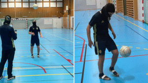 The New King of Kick-Ups Swedish Footballer Juggles a Ball for Over 24 Hours Non-Stop