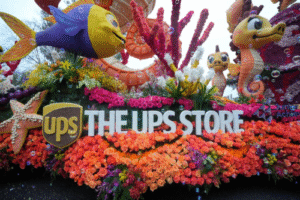 The UPS Store Float Sets Guinness World Record at 137th Rose Parade