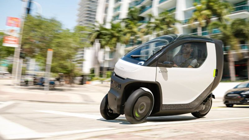  Ultra-Slim Tilting Electric Microcar from France Promises to Beat City Traffic