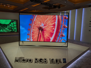 World’s First 130-Inch Micro RGB TV at CES 2026