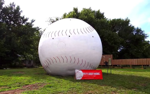  World’s Largest Baseball Sculpture