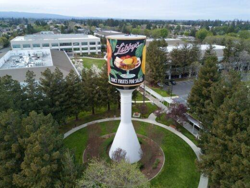  World’s Largest Can of Fruit Cocktail Sculpture