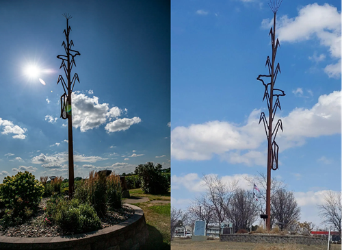  World’s Largest Corn Stalk Sculpture
