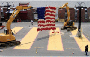 World’s Largest Knitted American Flag