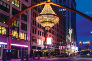 World’s Largest Outdoor Crystal Chandelier