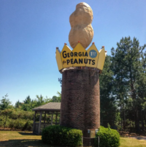  World’s Largest Peanut Monument