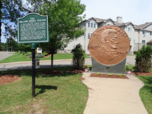 World’s Largest Penny Monument Stands Tall in Woodruff