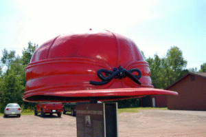 World’s Largest Stormy Kromer Hat Sculpture