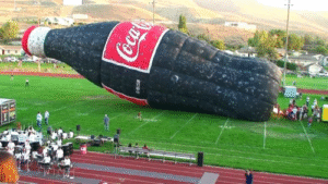 World’s tallest hot-air balloon world record set by The Giant of Refreshment
