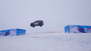 Changan CS75 Plus Sets Guinness World Record for Longest Ice Ramp Jump