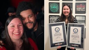 World Records Help Superfan Meet Her Hero The Weeknd