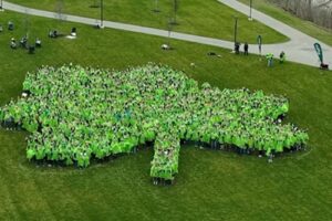 Dublin, Ohio Attempts Guinness Record with Massive Human Shamrock