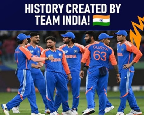  India Sets Record with Highest Team Total (253/7) in T20 World Cup Knockout Match