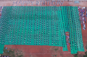 3,200 Students Set World Record with Mass Plank Performance in Dharwad