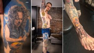 Metallica Superfan Extends Tattoo Record, Nearly Doubles Ink Tributes to the Band