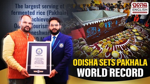  Odisha Sets Guinness World Record with Largest Serving of Pakhala