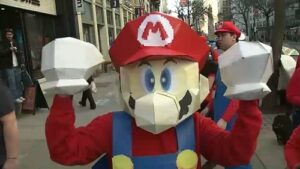 Super Marios Take Over Union Square in World Record Attempt on ‘Mar10’ Day