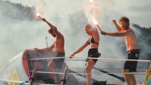 Team of Three Young Rowers Sets World Record