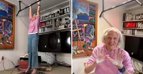  90-Year-Old Ohio Woman Breaks Guinness Record for Dead Hang