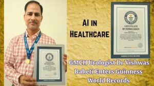 GMCH’s Dr Vishwas Baheti Sets Guinness World Record for AI Healthcare Livestream