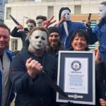 Horror Fans Dress as Michael Myers to Set Terrifying Record for New Game Launch
