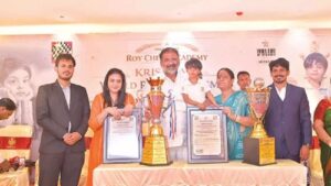 Konda Surekha’s 2-Year-Old Grandson Sets Two Chess World Records