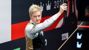 Robertson Wins as Crucible Seeds Record Is Equalled