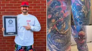 UK Man’s Marvel Obsession Stuns World with 60+ Tattoo Masterpieces, Earns Guinness World Record