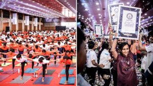 Akshar Yoga Continues Mission of Promoting Yoga Through Several World Records