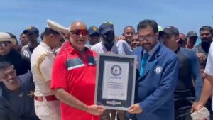 Andaman Sets Guinness World Record by Unfurling Largest Underwater National Flag