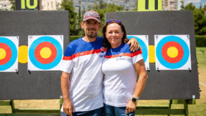 Slovak Duo Shatters 50+ Mixed Team Compound Archery World Record in Antalya